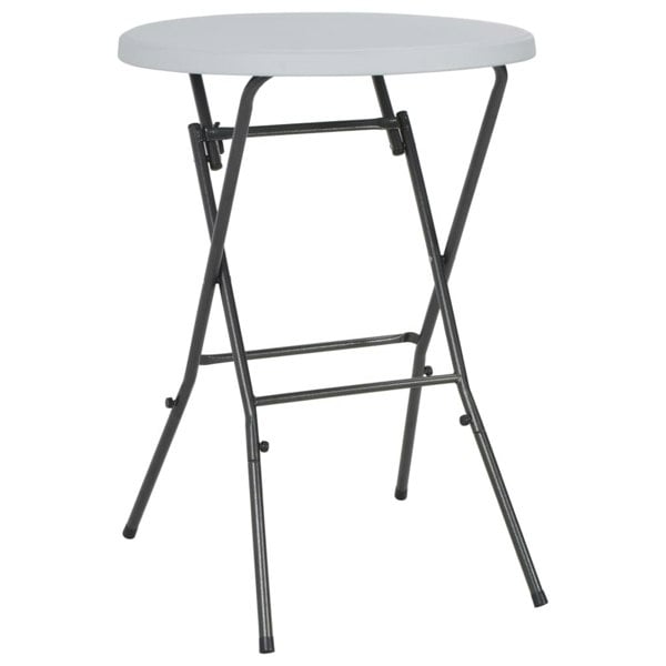 Berkfield Folding Bar Table White 80x110 cm HDPE