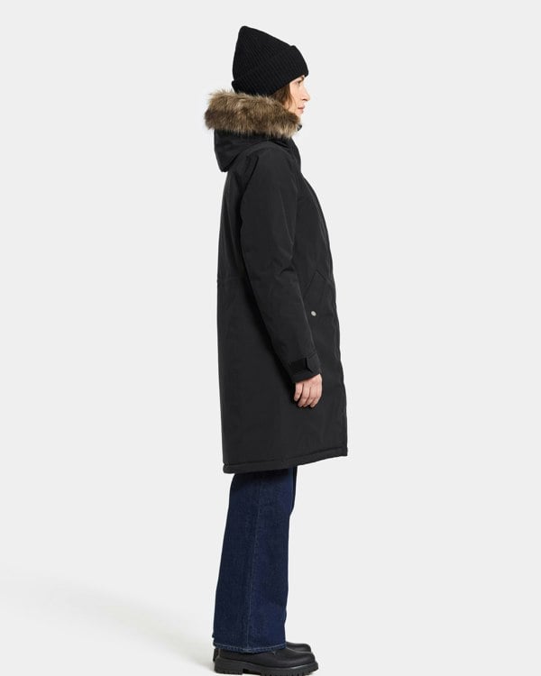 Didriksons Erna Womens Parka - Black 060