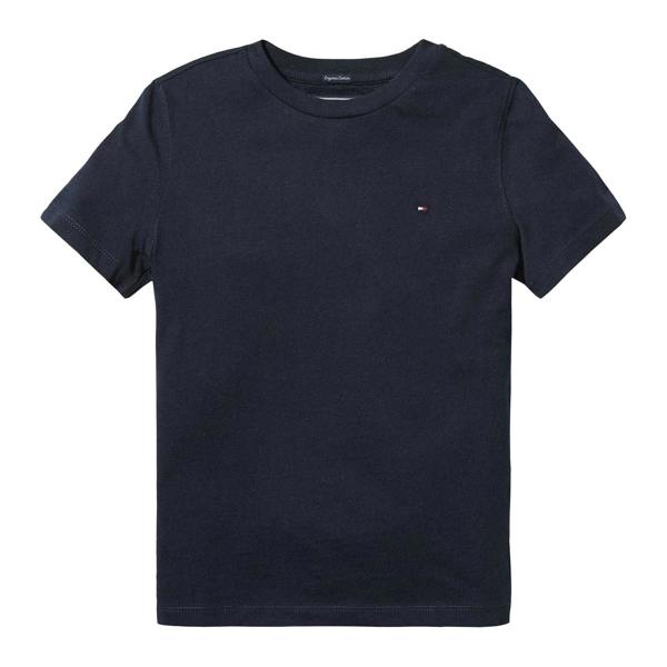 Tommy Hilfiger Childrens/Kids Original Embroidered Logo T-Shirt - Navy - 
