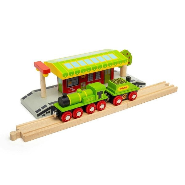 Bigjigs Rail Big Green Engine