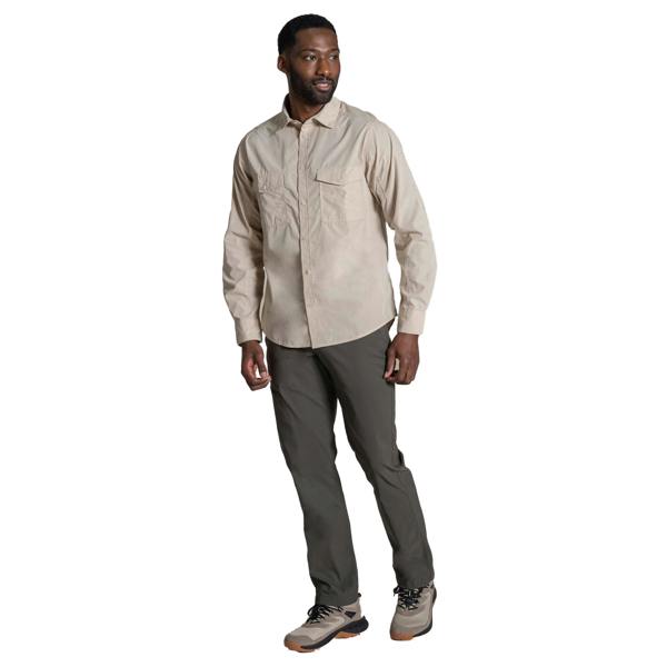 Craghoppers Mens Kiwi II Long-Sleeved Shirt - Oatmeal - 