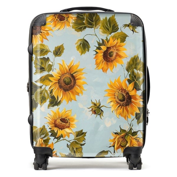 Warren Reed Summer Sunflowers Suitcase