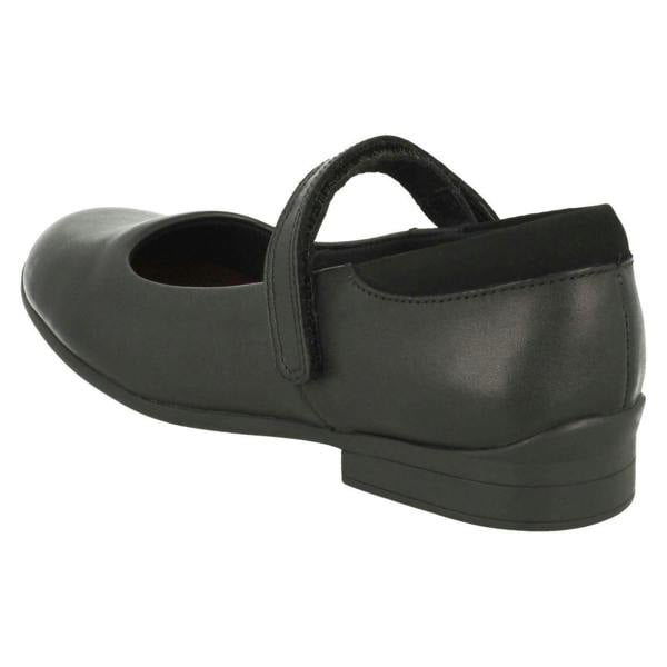 Clarks Girls Clarks Hook & Loop School Shoes Jamie Star
