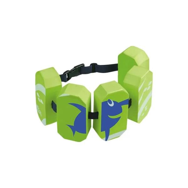 Beco Sealife lime green fish swim floaties with strap