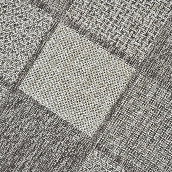 Non-Slip Rug for Kitchen, Dining Room and Hallway, Taupe Brown Flat Weave Sisal Look with Rubber Backing