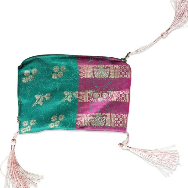 Raha: The Chic Pouch Made From Repurposed Silk Saris