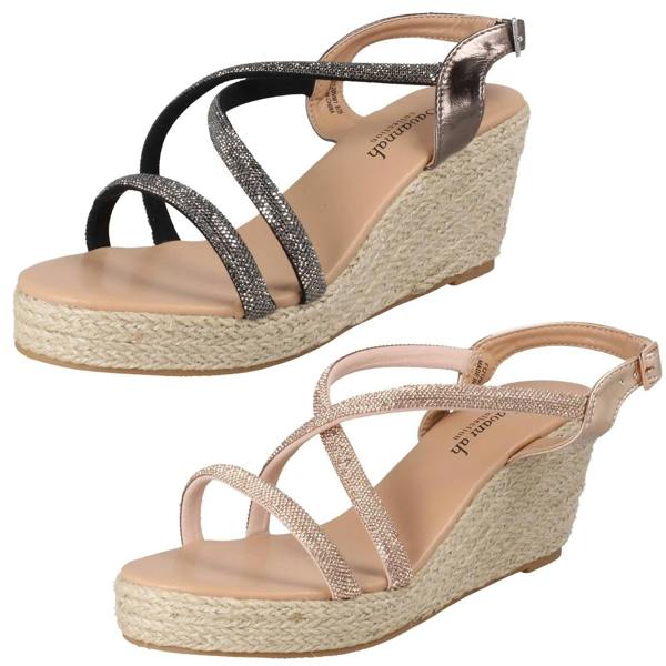 Savannah Ladies Savannah Wedge Heel Sandals F12120