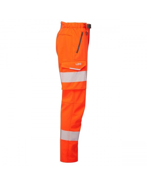 Leo Workwear EcoViz Ladies Stretch Softshell Work Trouser