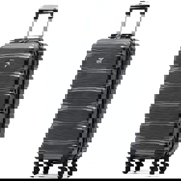 Flight Knight 55x35x20cm Cabin Carry Bag Hard Shell Suitcase 100+ Airline Approved