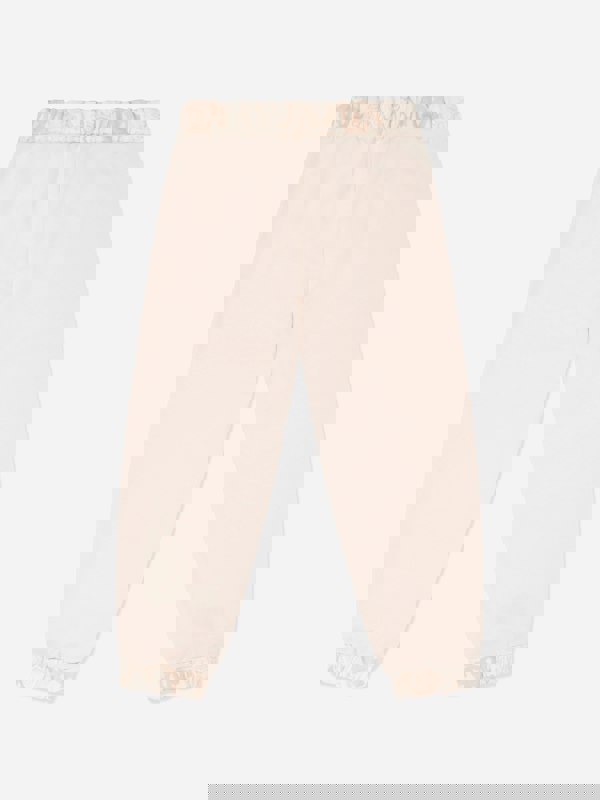 Roberto Cavalli Girls Logo Joggers in Beige