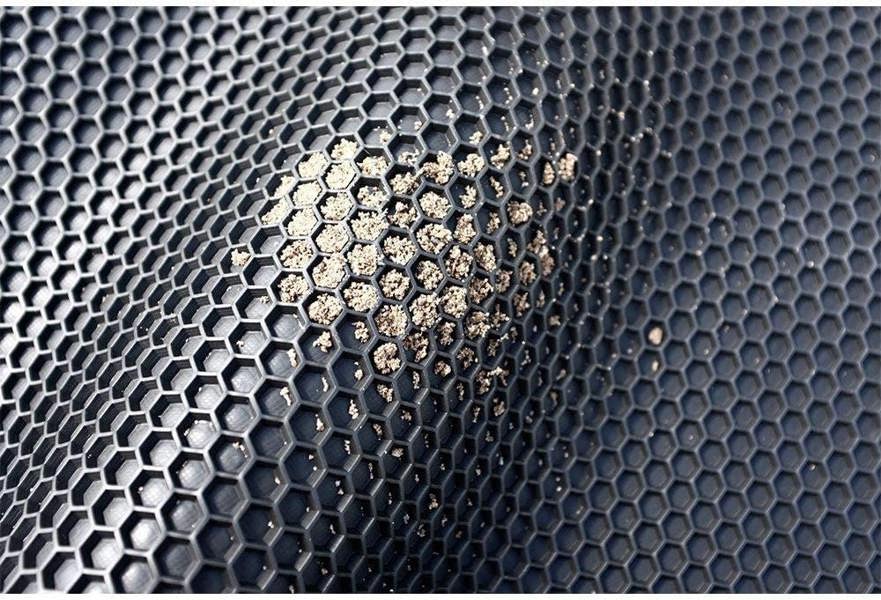 Nicoman Universal Hex Dirt Catcher Anti-Slip Car Floor Mats 4pc - Large
