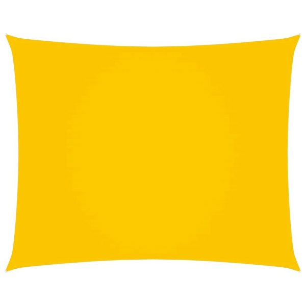 Berkfield Sunshade Sail Oxford Fabric Rectangular 3.5x4.5 m Yellow