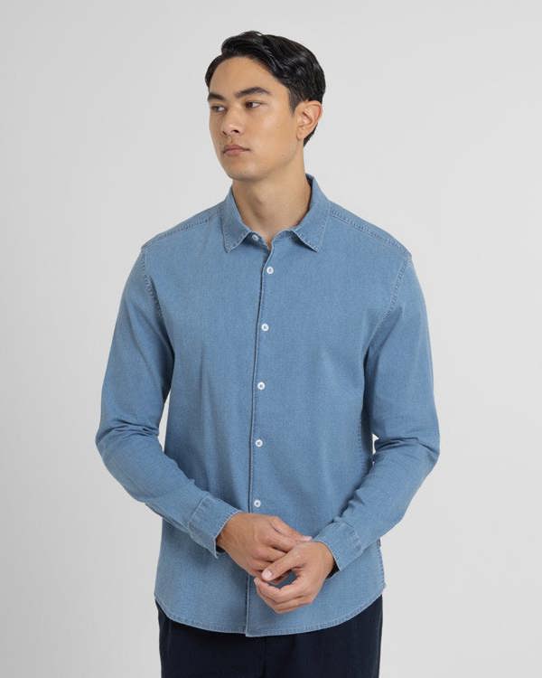 Steel & Jelly Bruera - Denim Long Sleeve Shirt