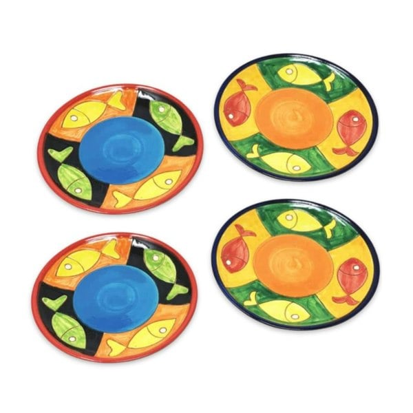 Signature - Big Fish - Small Plate - Set of 4