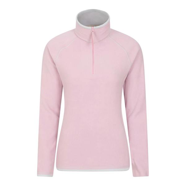 Mountain Warehouse Womens/Ladies Montana Half Zip Fleece Top - Pink - 
