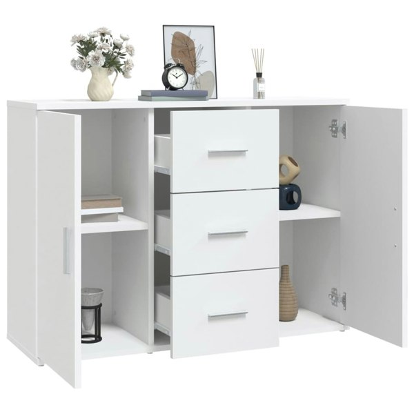 Berkfield Sideboard White 91x29.5x65 cm Engineered Wood