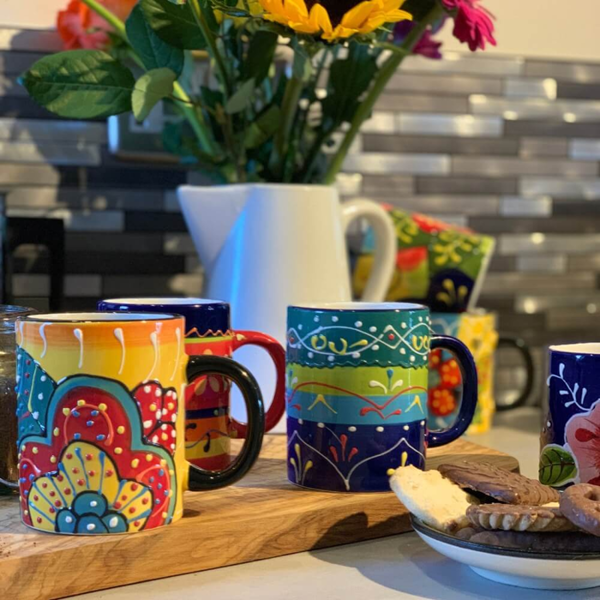 Verano Spanish Ceramics Classic Spanish - Mugs Set of 6