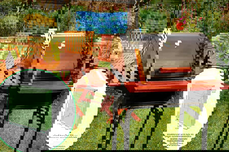 St Helens Home and Garden water resistant Drum BBQ Cover