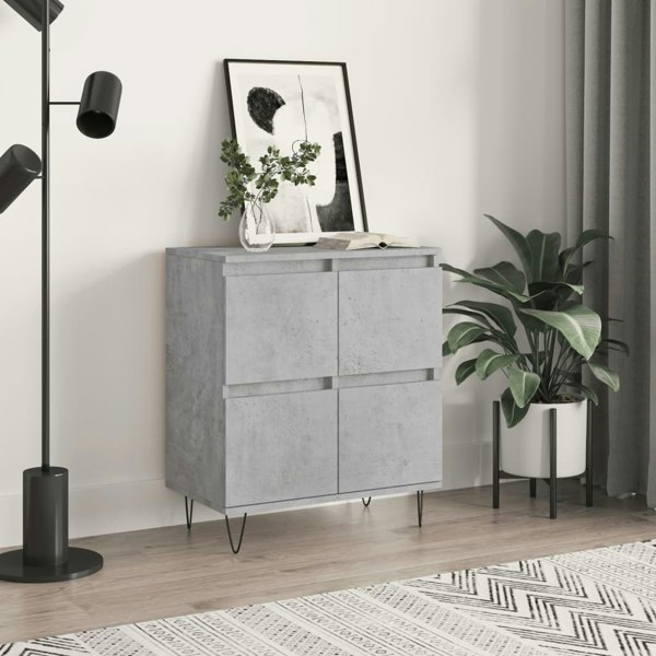Berkfield Sideboard Concrete Grey 60x35x70 cm Engineered Wood