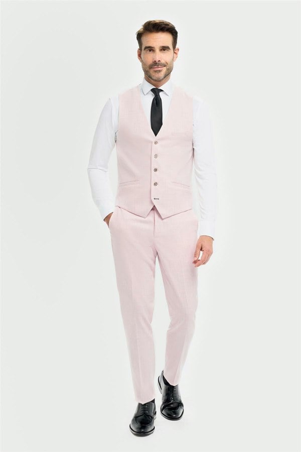 House of Cavani Tropez Mauve Waistcoat