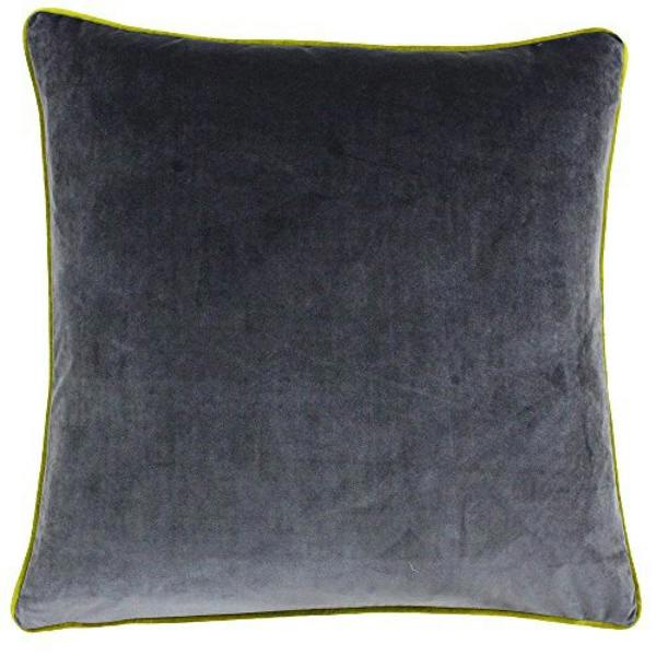 Riva Home Meridian Cushion Cover - Charcoal/Moss - 