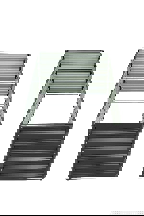 Living and Home Metal Rectangular Raised Garden Bed