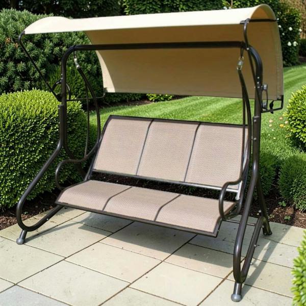 The Garden Marketplace Spare Canopy for Blenheim Garden 3 Seater Swing Seat (Swing Seat Not Included)