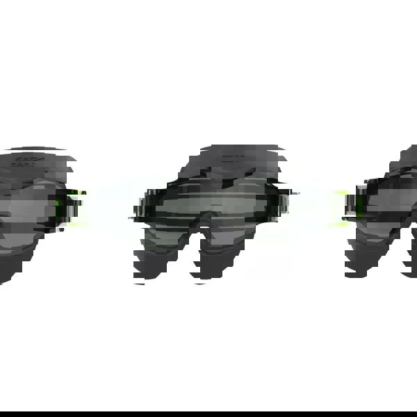 Black and green Speedo Hydrosity swim mask with clear lenses