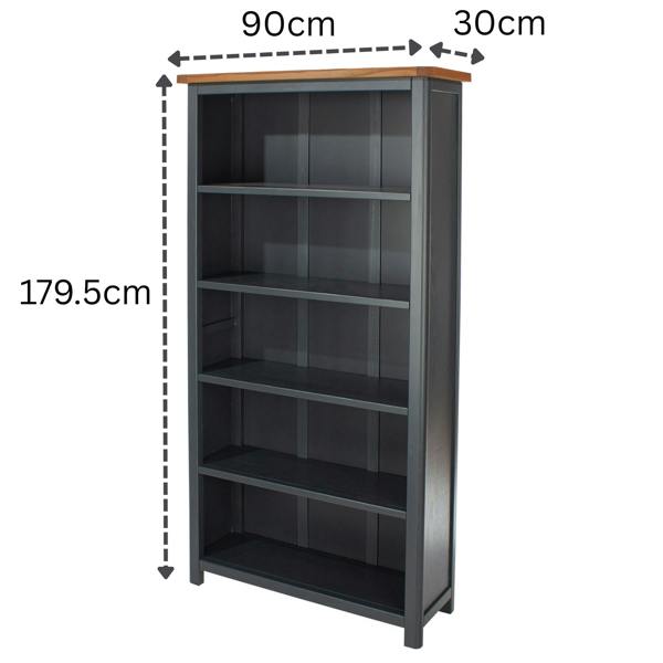 Core Products Dunkeld Tall 5-Shelf Bookcase