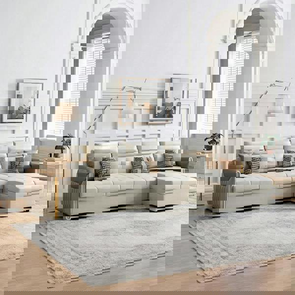 Weilai Concept Malhotra L Shape Sofa Bed, Small Corner Sofa Bed