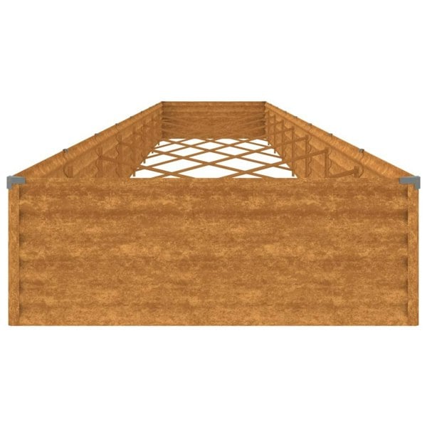 Berkfield Garden Raised Bed 770x100x36 cm Corten Steel