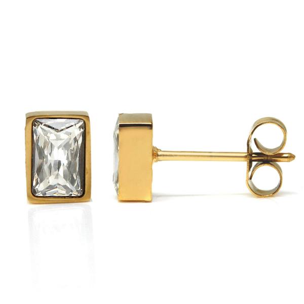 Say It With Mixed Shape Earrings - Yellow Gold