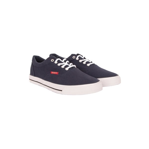 Crosshatch Mens Skywalk Canvas Trainers - Navy