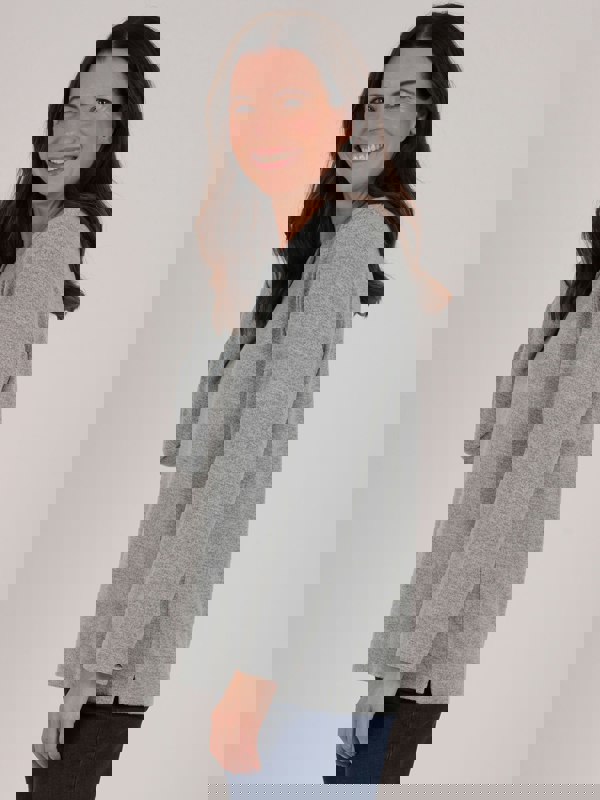 TIGI-Wear Button Wrap Collar Top