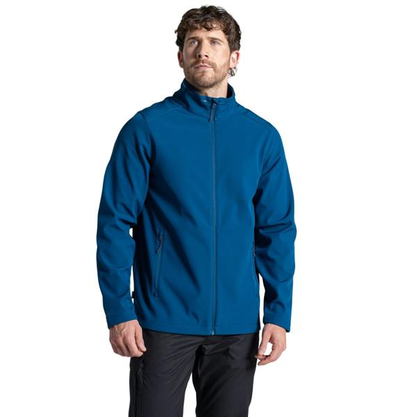 Craghoppers Mens Expert Basecamp II Soft Shell Jacket - Poseidon Blue - 