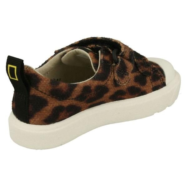 Clarks Childrens Boys Girls National Geographic Detailed Shoes City Geo T