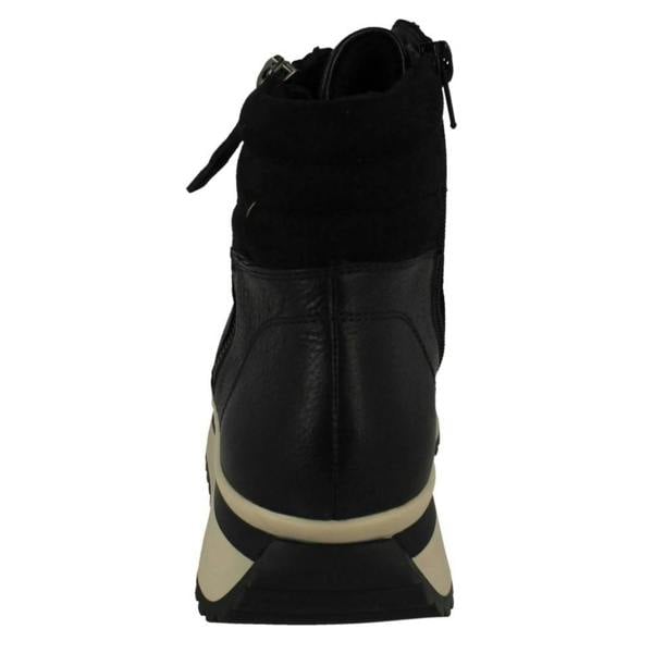 Rieker Ladies Rieker Chunky Platform Fleece Lined Ankle Boots W0962