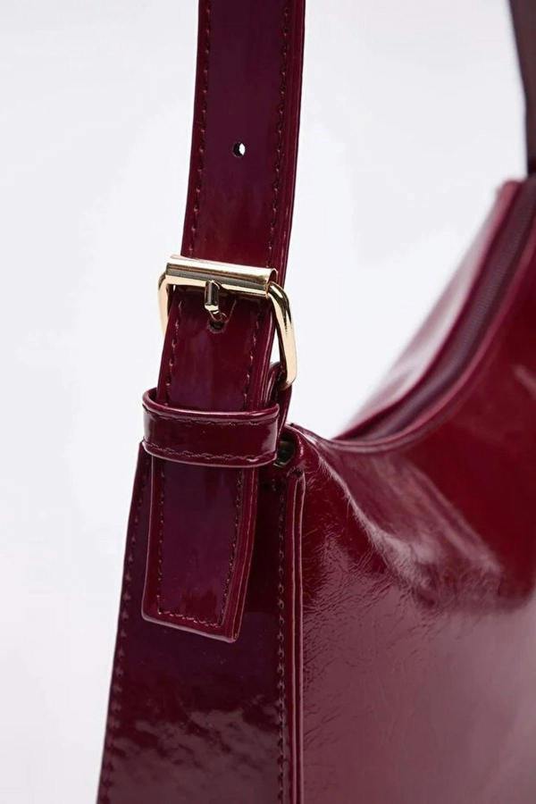 WOVCOR Women's Mini City Shoulder Bag with Belt Buckle Detail