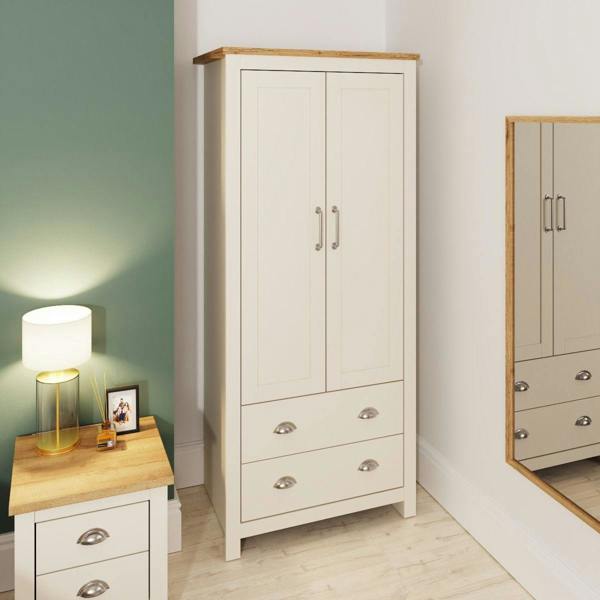 Lisbon  2 Door 2 Drawer Wardrobe