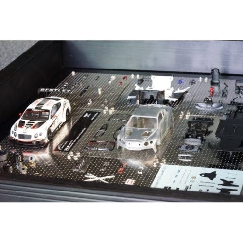 bentley gt3 2015 gt3 asia #7 with display case almost real 430305