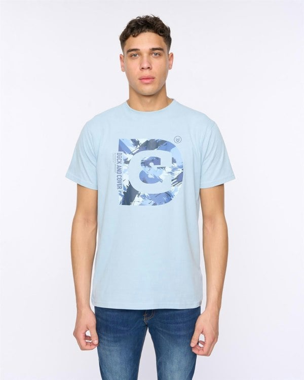 Duck and Cover Deecee T-Shirt - Sky Blue