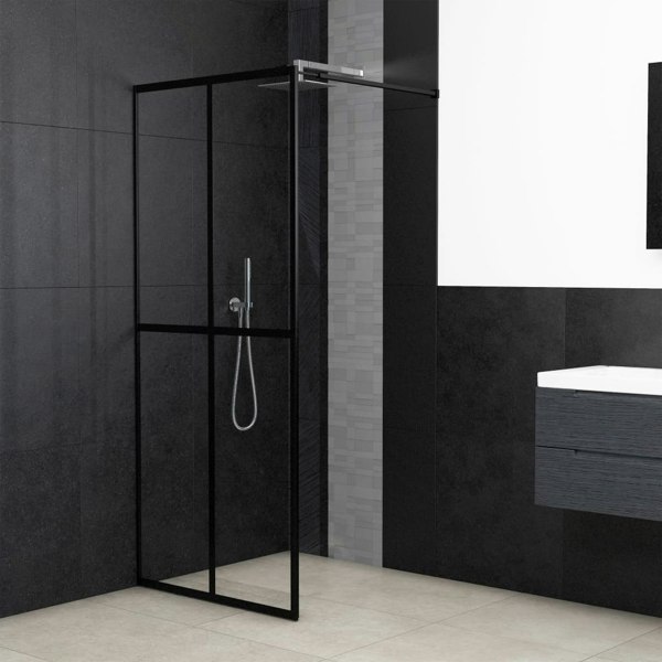 Berkfield Walk-in Shower Screen Clear Tempered Glass 90x195 cm