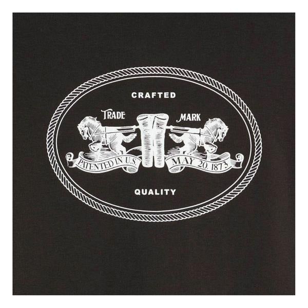 Levis Mens Batwing Relaxed Fit Hoodie - Black - 