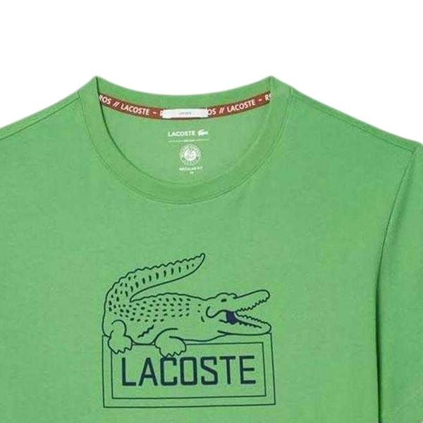 Lacoste Unisex Adult Roland Garros Edition Regular T-Shirt - Green - 
