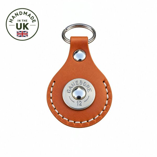 J. Boult Designs Leather Shotgun Cartridge Key Fob