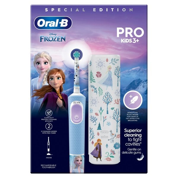 Oral-B Pro Kids Frozen Electric Toothbrush Designed By Braun - Blue