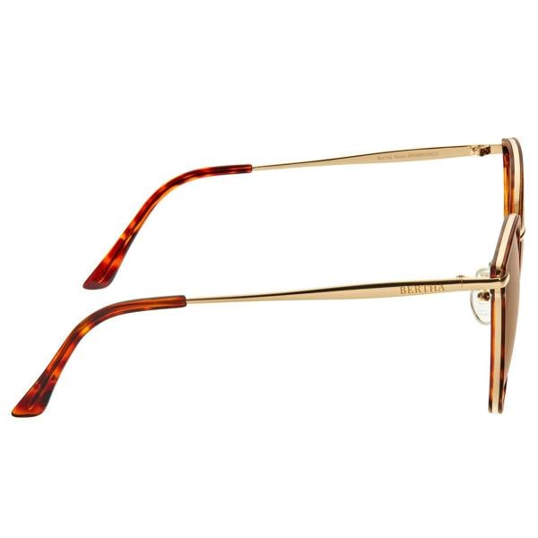Bertha Moon Polarized Sunglasses - Gold/Brown - BRSBR056C3