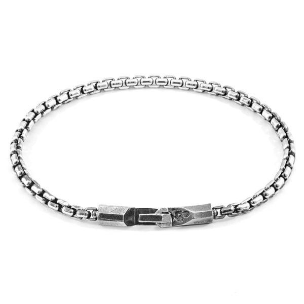 Anchor & Crew Talbot Mooring Silver Chain Bracelet