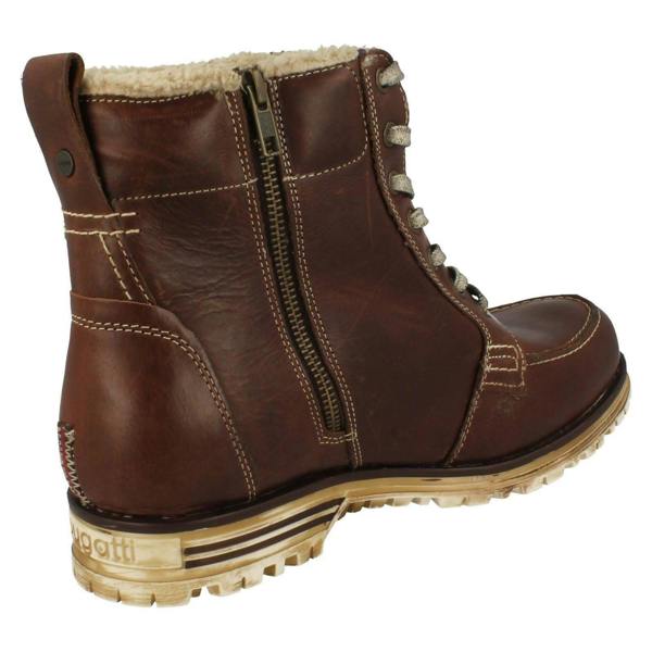 Bugatti Mens Bugatti Worn Look Ankle Boots Fox F69438