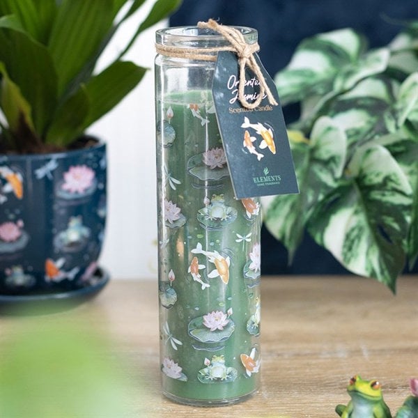 Serano Pond Print Oriental Jasmine Tube Candle